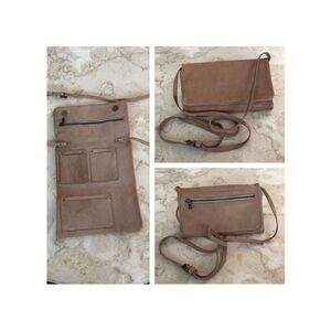 Soho Bags Made In Italy Leather Compact Crossbody Organizer Bag